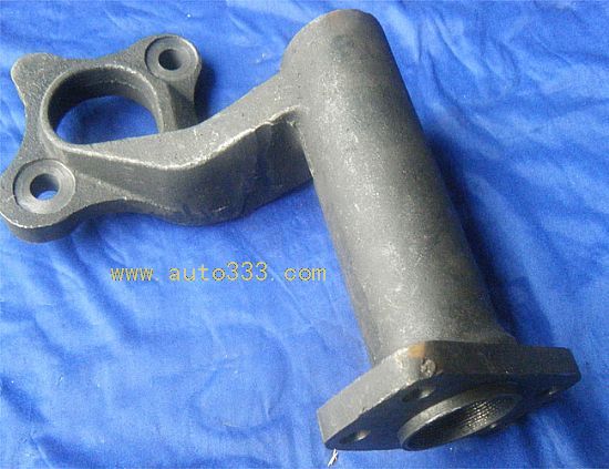 after the left bracket with a bushing assembly