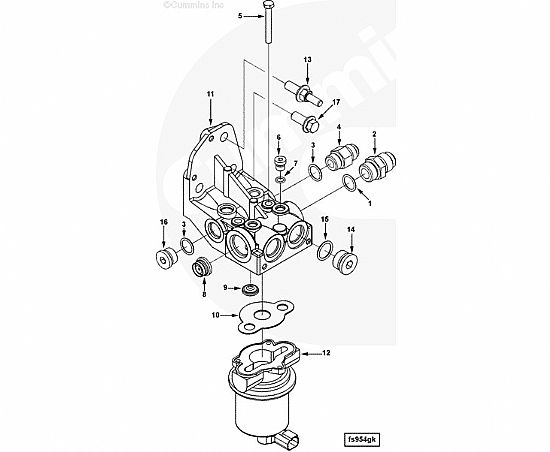 Cummins QSC8.3-C239  Seal, O Ring3678925
