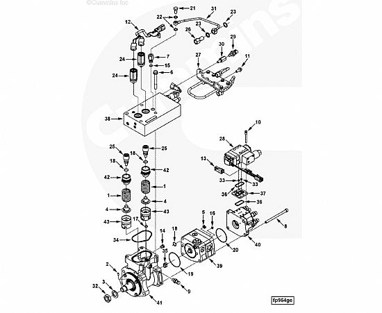 Cummins QSC8.3-C239  Seal, O Ring3867642