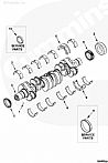Cummins 6ISBE 285 Crankshaft, Engine 39745383974538