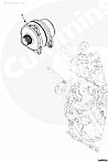 Cummins 6ISBE 285 ALTERNATOR EE9120-02EE9120-02
