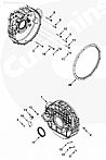 Cummins 6ISBE 285 Gasket, Cover Plate 48934944893494