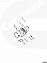 Cummins 6ISBE 285 Turbocompres PP99047PP99047