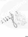 Cummins 6ISBE 285 Натяжной шкив 48911154891115