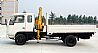 DongFeng JingBa crane cargo Truck