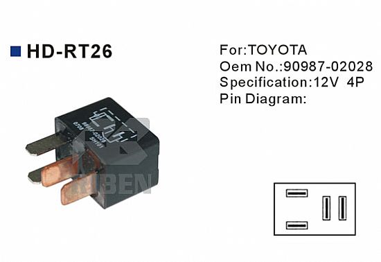toyota relay 90987 02028 #5 toyota relay 90987 02028 #5