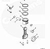 Cummins  ISF2.8 Pin, Piston 52570575257057