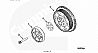 Cummins  ISBe Screw, Hex Flange Head Cap 48967684896768
