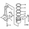 For CCEC Cummins 3069212 piston engine parts3069212