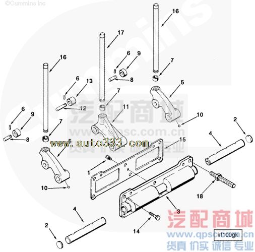 NT855,Cummins Rod, Push	3046430
