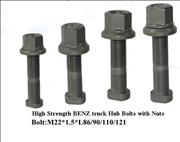 High Strength BENZ truck Hub Bolts with Nuts1-1-026