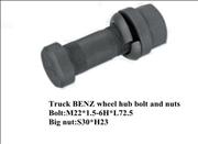 Truck BENZ wheel hub bolt and nuts