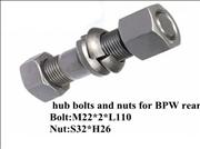 Heavy truck hub bolts and nuts for BPW rear1-1-031
