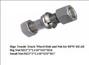Hige Tensile Truck Wheel Bolt and Nut for BPW REAR1-1-032