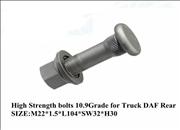 NHigh Strength bolts 10.9Grade for Truck DAF Rear