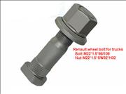 Renault wheel bolt for trucks1-1-042