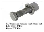 SAF truck rear standard size bolt and nut