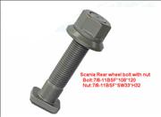 Scania Rear wheel bolt with nut1-1-054