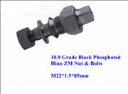 10.9 Grade Black Phosphated Hino ZM Nut & Bolts1-1-063