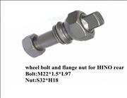 NHigh tensile HINO wheel bolt and flange nut