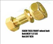 High tensile wheel stud bolt and nut for truck ISUZU