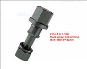 Hino 3 in 1 Rear truck wheel bolt and nut1-1-084