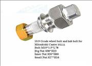 N10.9 Grade Wheel Bolt And Hub Bolt For Mitsubishi Canter FE111