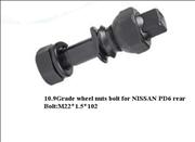 N10.9Grade wheel nuts bolt for NISSAN PD6 rear