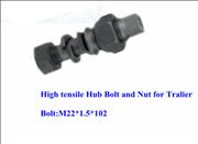 High tensile Hub Bolt and Nut for Tralier1-1-162
