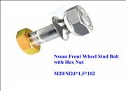 Nissan Front Wheel Stud Bolt with Hex Nut1-1-175