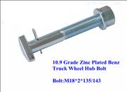 N10.9 Grade Zinc Plated Benz Truck Wheel Hub Bolt