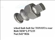 N10.9 wheel hub bolt for truck TOYOTA rear