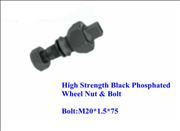 High Strength Black Phosphated Wheel Nut & Bolt