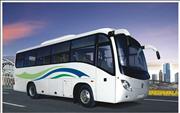 China Dongfeng brand 35 seats Euro 3 diesel luxury coach bus