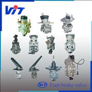 Truck air brake valve foot brake valve